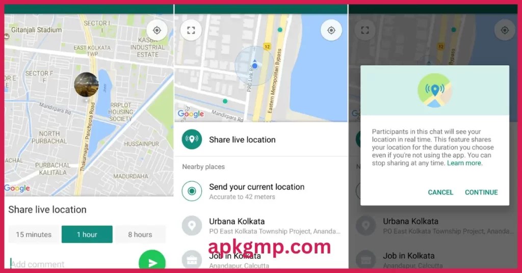 How to Share Location on Whatsapp from Google Maps?